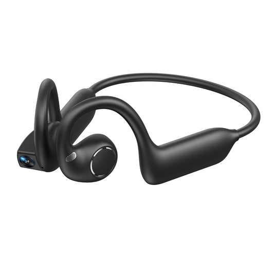 Ridglo AI Camera Headphones with 8MP POV Camera, 1080P Video & Bluetooth Open-Ear Audio