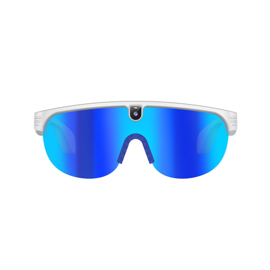 Ridglo G5 1080P Smart Camera Cycling Glasses with Bluetooth Audio – Hands-Free POV Video Recording Sunglasses