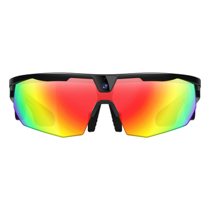 Ridglo W640 AI Smart Cycling Glasses with 1080P Camera & Bluetooth Music