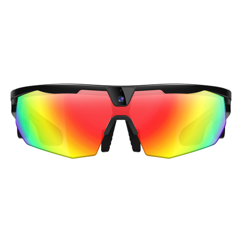 AI Smart Cycling Glasses with 1080P Camera & Bluetooth Music