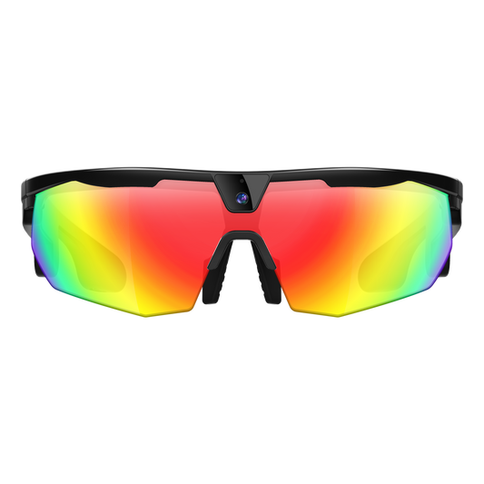 Ridglo W640 AI Smart Cycling Glasses with 1080P Camera & Bluetooth Music