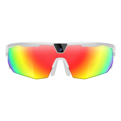 Ridglo W640 AI Smart Cycling Glasses with 1080P Camera & Bluetooth Music